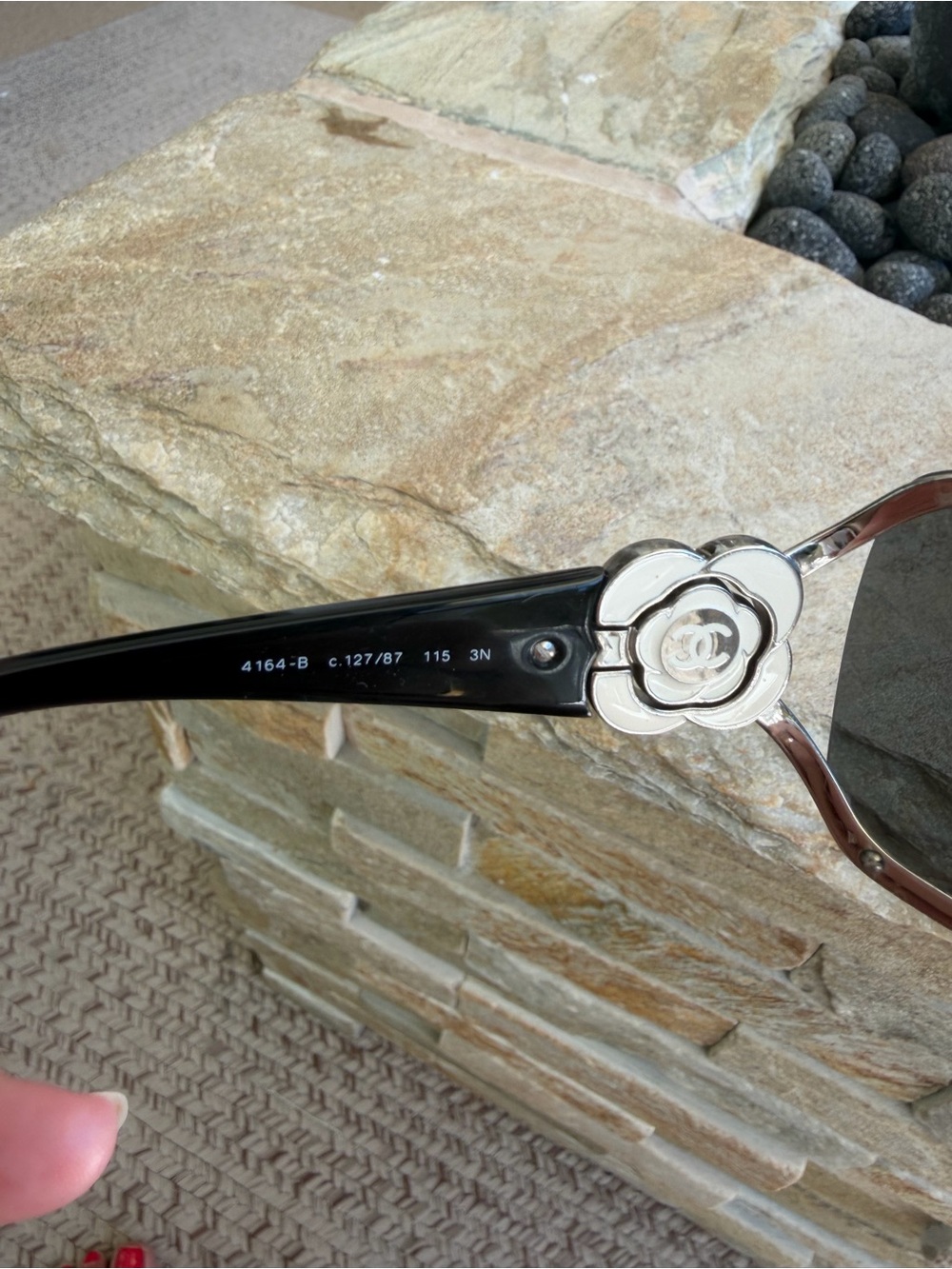 Chanel Black 4164-B Sunglasses - Picture 5 of 8